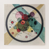 Kreise in einem Kreis - Kandinsky Puzzle (Vertikal)