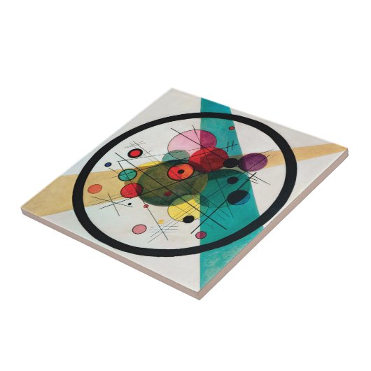 Kreise in einem Kreis von Wassily Kandinsky Fliese (Seite)
