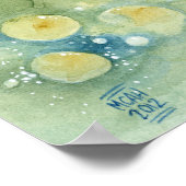 Kreise innerhalb von Kreisen Poster (Ecke)