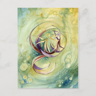 Kreise innerhalb von Kreisen Postkarte