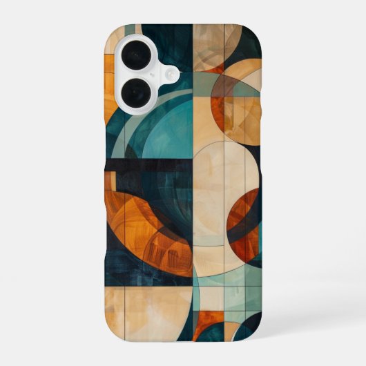 Kreise iPhone 16 Hülle (Rückseite)