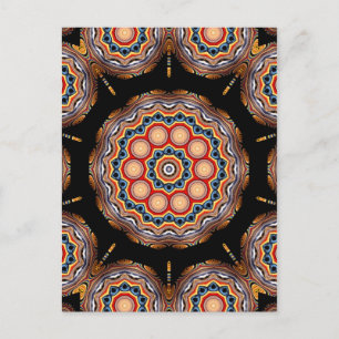 Kreise Kaleidoskop Postkarte
