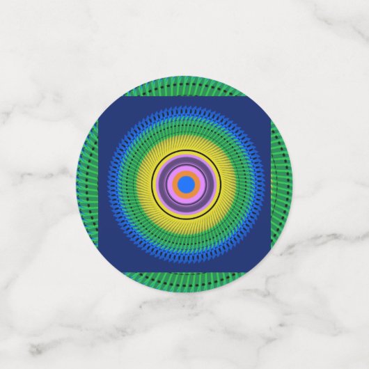 Kreise Konfetti (Klein Vorderseite)