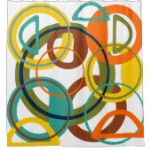 Kreise, Kreise Duschvorhang (Vorderseite)