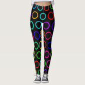 Kreise Leggings (Vorderseite)