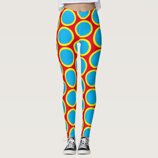 Kreise Leggings (Vorderseite)