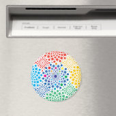 Kreise Mandala 3 Magnet (In Situ (Geschirrspüler))
