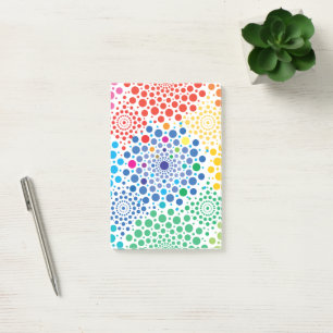 Kreise Mandala 3 Post-it Klebezettel