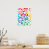 Kreise Mandala 3 Poster (Küche)