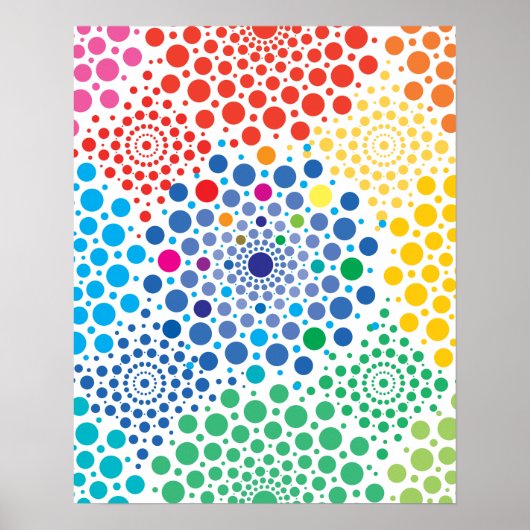 Kreise Mandala 3 Poster (Vorne)