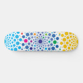 Kreise Mandala 3 Skateboard (Horizontal)