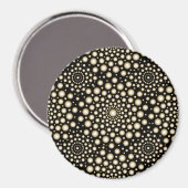 Kreise Mandala Magnet (Vorderseite/Rückseite)