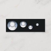 Kreise Mini Visitenkarte (Rückseite)