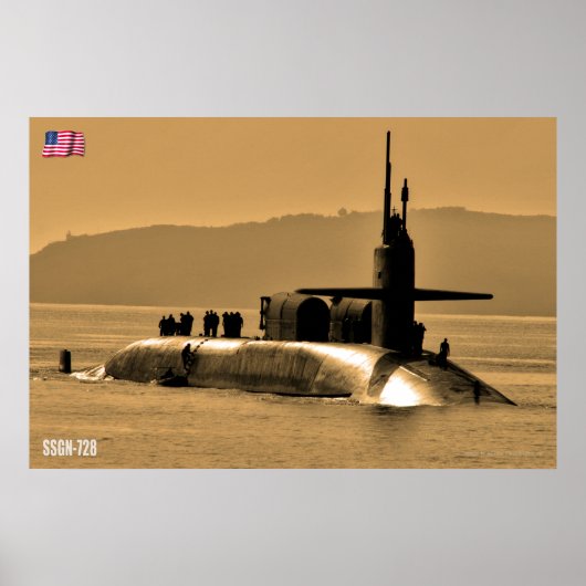 KREISE-MISSILE-SUBMARINE - SSGN-728 POSTER (Vorne)