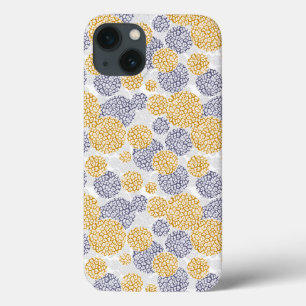 Kreise mit gelber und blauer Leopardenfarbe Case-Mate iPhone Hülle