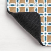 Kreise mit Linsenmuster und Diamant Mousepad (Ecke)