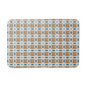 Kreise mit Linsenmuster und Diamond Badematte (Vorderseite)