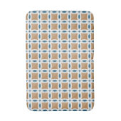 Kreise mit Linsenmuster und Diamond Badematte (Vorderseite Vertikal)