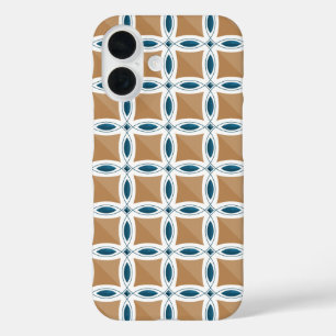 Kreise mit Linsenmuster und Diamond iPhone 16 Hülle