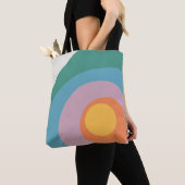 Kreise mit mehrfarbigem Retrostil Tasche (Von Nahem)