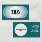 Kreise - Moos Green Visitenkarte (Vorne/Hinten)