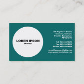 Kreise - Moos Green Visitenkarte (Rückseite)