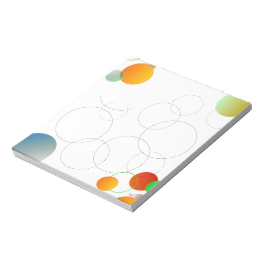 Kreise Notizblock (Rotiert)
