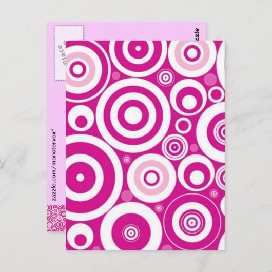 Kreise Postkarte (Vorne/Hinten)