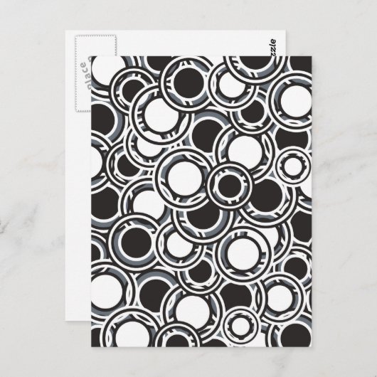 Kreise Postkarte (Vorne/Hinten)