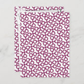 Kreise Postkarte (Vorne/Hinten)