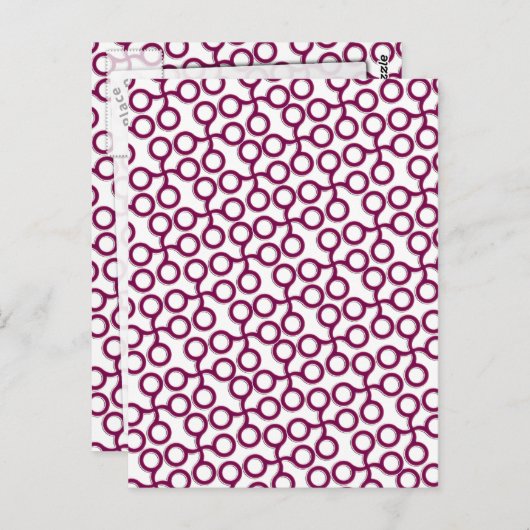 Kreise Postkarte (Vorne/Hinten)