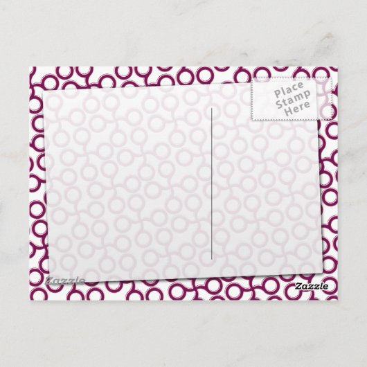 Kreise Postkarte (Rückseite)