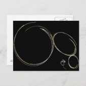 Kreise Postkarte (Vorne/Hinten)
