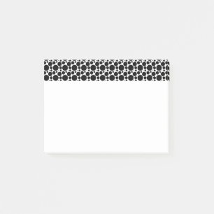 Kreise & Punkte in 7 Größen: Sich wiederholendes S Post-it Klebezettel