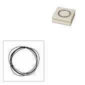 Kreise Rahmen Holzkunstgestempel Gummistempel (Stempel)