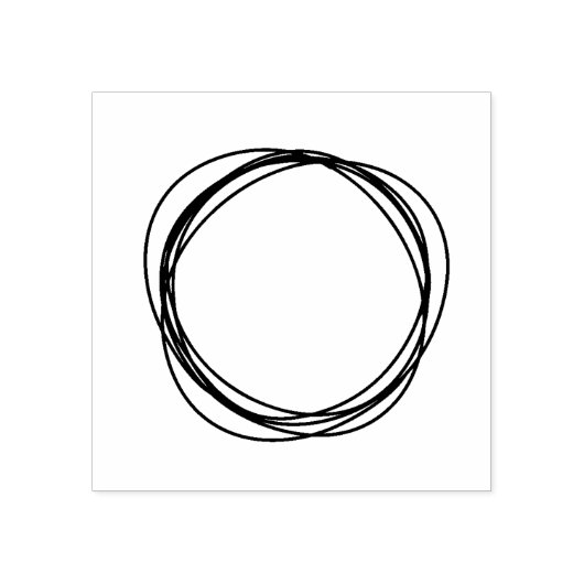 Kreise Rahmen Holzkunstgestempel Gummistempel (Prägung)