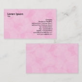 Kreise - rosa visitenkarte (Vorne/Hinten)