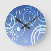 Kreise runde wanduhr (Vorderseite)