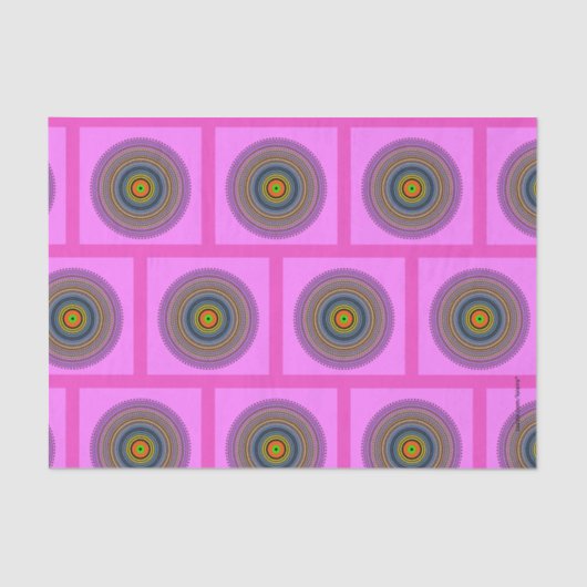 Kreise Seidenpapier (Vorderseite)