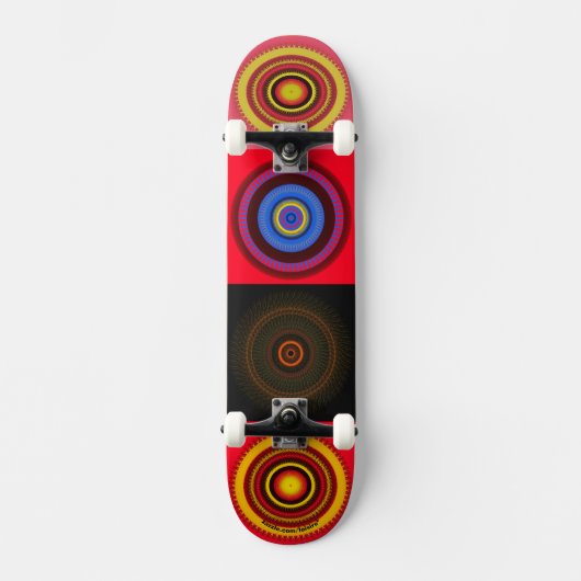Kreise Skateboard (Vorderseite)