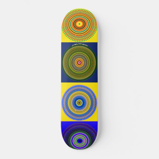 Kreise Skateboard (Vorderseite)