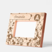 Kreise und Buchstaben Geätzte Rahmen (Links)