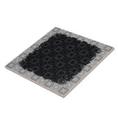 Kreise und Diamanten im Bronzemuster Fliese (Seite)