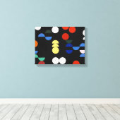 Kreise und Halbkreise | Sophie Taeuber-Arp | Leinwanddruck (Insitu (Holzboden))