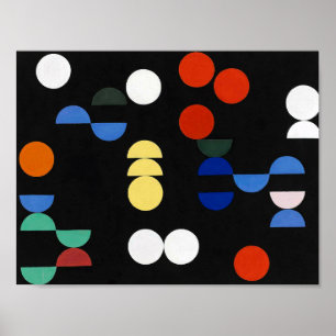 Kreise und Halbkreise Sophie Taeuber-Arp Poster