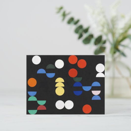 Kreise und Halbkreise | Sophie Taeuber-Arp | Postkarte (Stehend Vorderseite)
