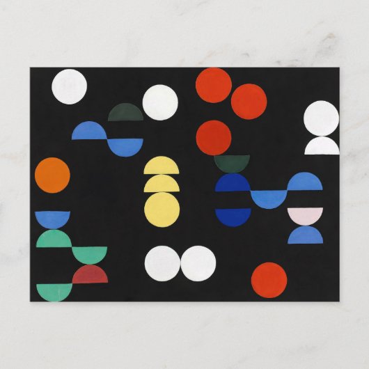 Kreise und Halbkreise | Sophie Taeuber-Arp | Postkarte (Vorderseite)