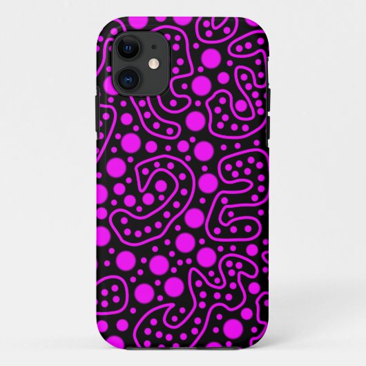 Kreise und Linien Case-Mate iPhone Hülle (Rückseite)