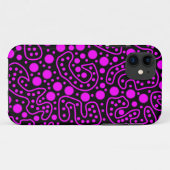 Kreise und Linien Case-Mate iPhone Hülle (Rückseite (Horizontal))