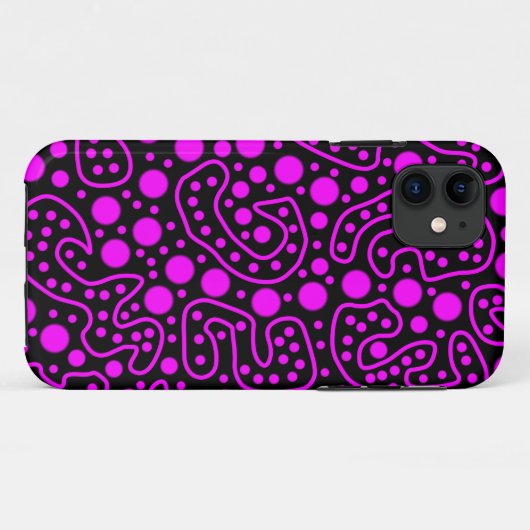 Kreise und Linien Case-Mate iPhone Hülle (Rückseite (Horizontal))